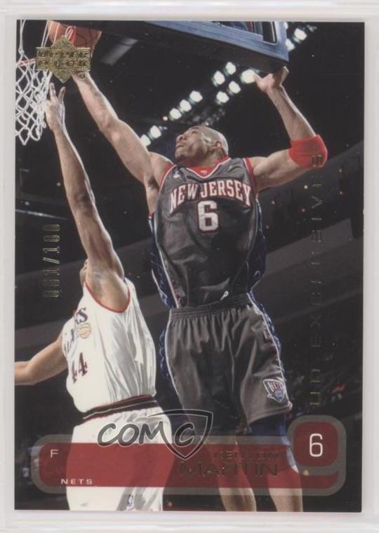2002-03 Upper Deck UD Exclusives 61/100 Kenyon Martin #99 h9z