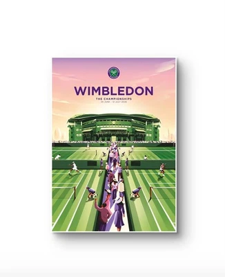 Wimbledon 2026 Poster, Wimbledon Print, Official Design, Tennis Poster, A4 print - Image 1 of 3
