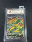Pokemon S-Chinese CS4bC-145/132 Sword & Shield Rayquaza V Grade 10