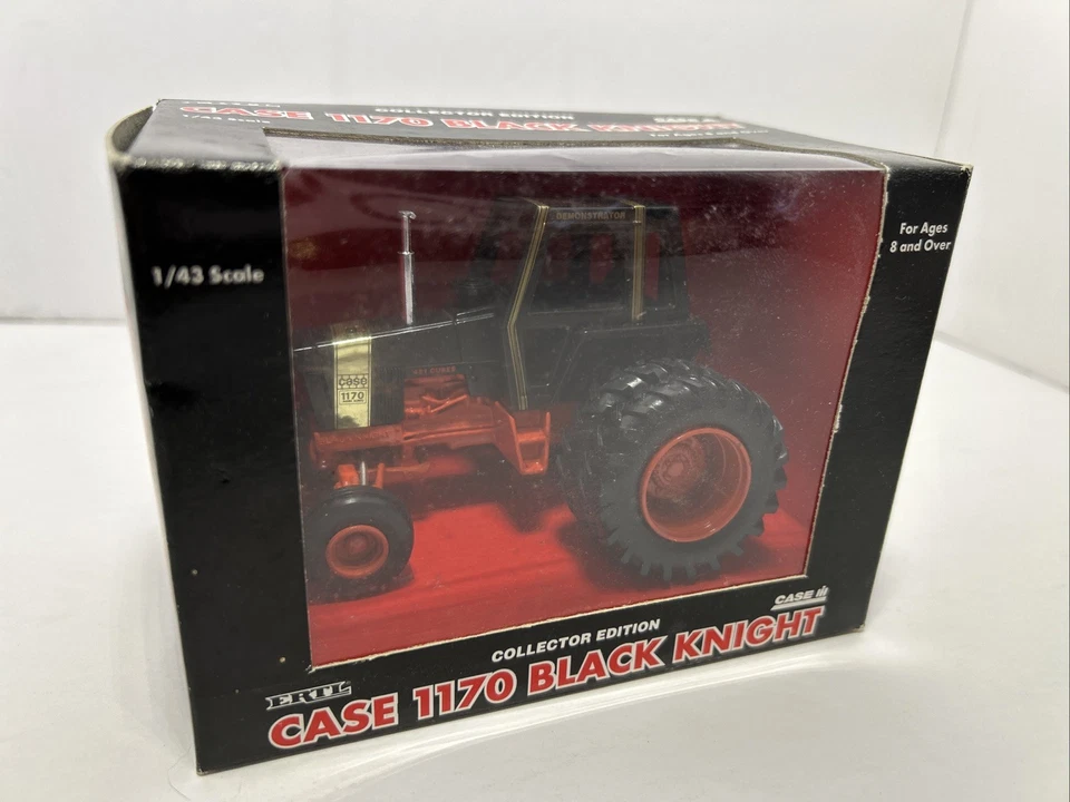 Case 1170 Black Knight 1/43 Scale Collector Edition NIB International  Case IH - Image 3 of 4