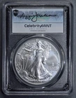 2025(P) SILVER EAGLE Reggie Jackson Sign Eagle Privy CELEB MINT PCGS MS70 7348