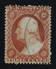 CKStamps: US Stamps Collection Scott#25 3c Washington Used