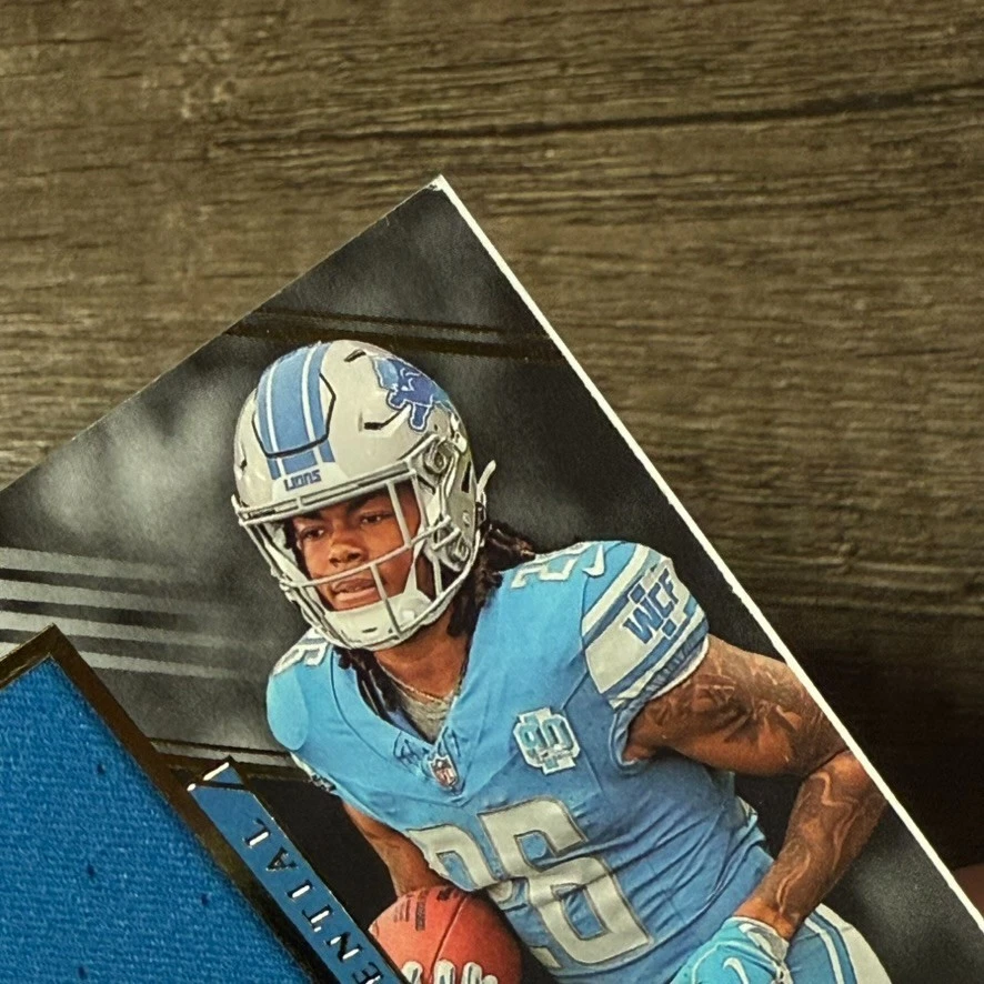 Jahmyr Gibbs (MEM, RC) #LP-JG Unlimited Potential /200  2023 Panini Limited - Image 3 of 4