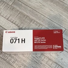 Canon Genuine 071H Black High Capacity Laser Toner for LBP120 MF270