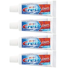 Crest Kids Cavity Protection Toothpaste Pack Of 4 Sparkle Fun Travel Size 0.8...
