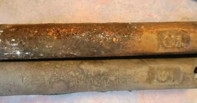 Set of #5 Antique Window Weights  4lb 10oz 