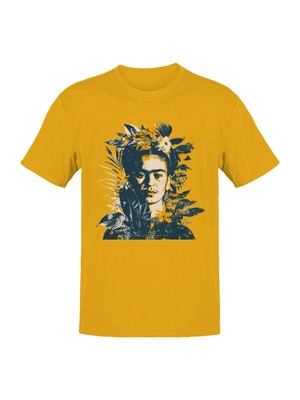 #ad #ad Frida Kahlo Botanical Portrait of a Woman Men#x27;s T shirt $9.99