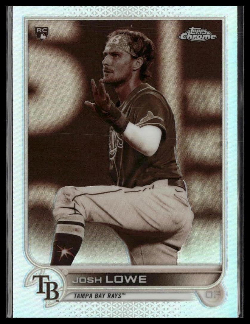 2022 Topps Chrome #83 Josh Lowe Sepia Refractor