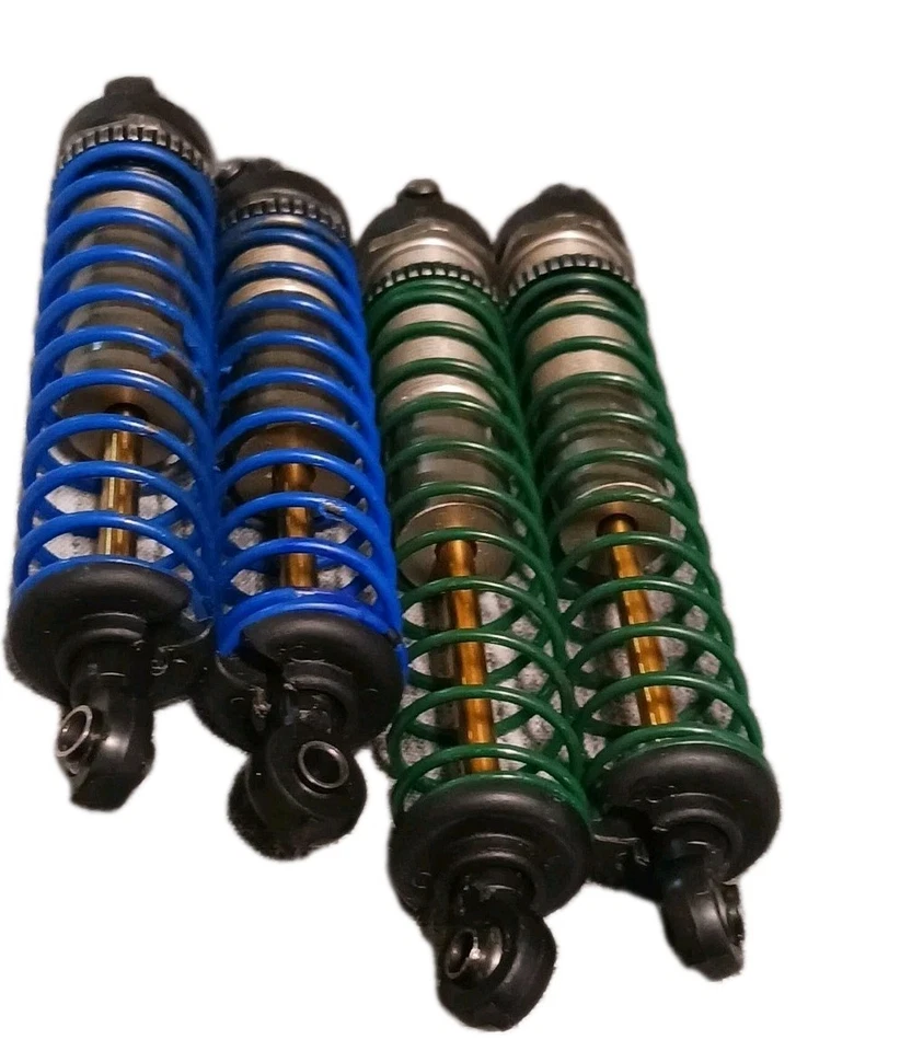 Vintage Team Associated Factory Team V2 Threaded Shocks Titanium Nitrate Shafts - Image 2 of 4