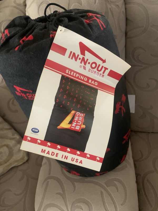 In n Out Burger Sleeping Bag