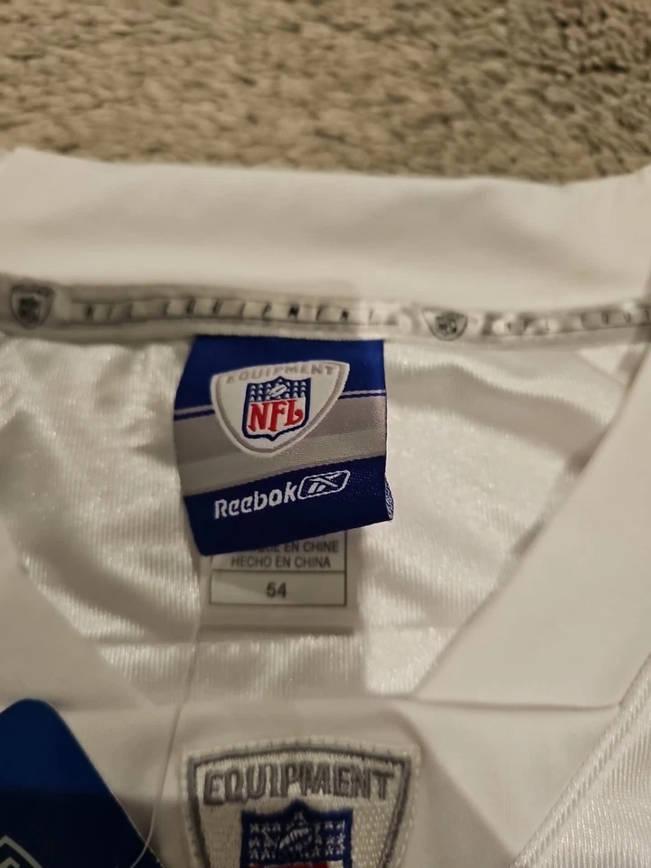 Футболка Ray Lewis Pro Bowl 2004 AFC размер 54 подлинная NFL Reebok белая красная синяя - Изображение 4 из 4