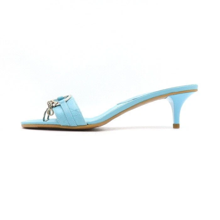 Sandales femme Dior bleu canage détail cuir chaussures AA45577 119403324