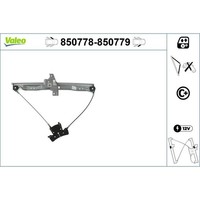 Valeo 850779 Fensterheber FüR Peugeot 407 6D 6E