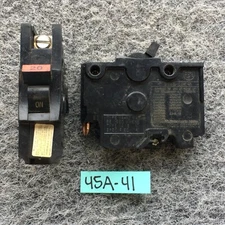 Lot of 2 FPE CHALLENGER NA120 1 Pole 20 Amp RED/BLACK BREAKER FEDERAL PACIFIC