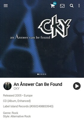Cky ~ An Answer Can be Found CD 2005 AOR Melodic Rock Jackass bam jess margera