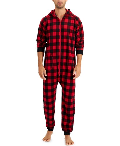 Family Pajamas Red Knights of Cydonia Plaid Men's Size Small Pajama Suit, NWT