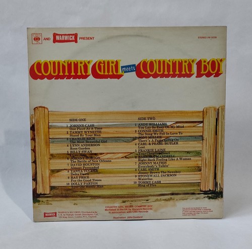 Country Girl Meets Country Boy - Johnny Cash, Dolly Parton - Music Vinyl Record - Picture 2 of 4