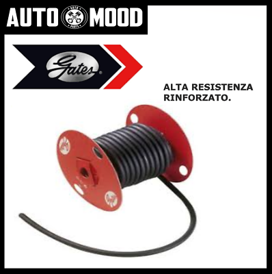 KIT TUBO UNIVERSALE BENZINA A DOPPIO STRATO NERO 10 MM PER MOTO - Foto 2