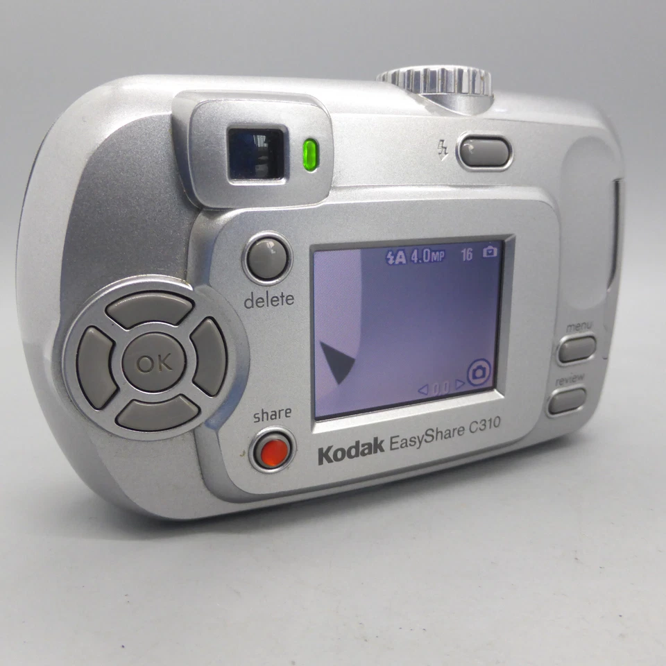 Kodak Digital Camera EasyShare C310 4.0MP Silver Tested - Image 3 of 4