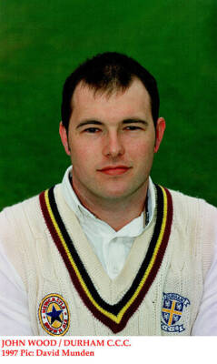 John Wood Durham CCC Old Player Cricket Photo 1