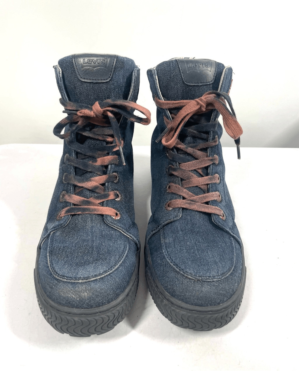 Levi’s Mens Blue Denim Casual Boots Size 10 - image 2