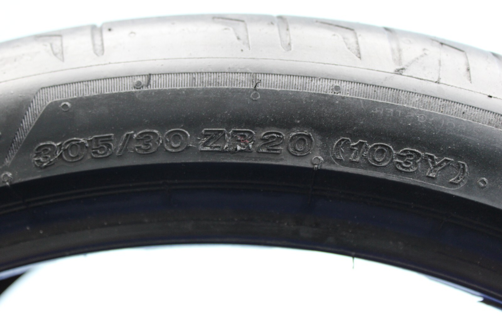 1 Used Bridgestone Potenza Sport Lamborghini 305/30ZR20 305/30/20 3053020 103Y