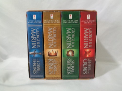 George RR Martin Song of Ice & Fire Complete 4 vol Set Original Slipcase - Picture 3 of 13