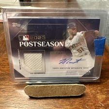 Topps 2023-24 Freddy Peralta Postseason Performance Autograph Relic 15/50!