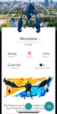 Pok mon New Shiny Necrozma Sendai Background - Trade 1 Mil stardust