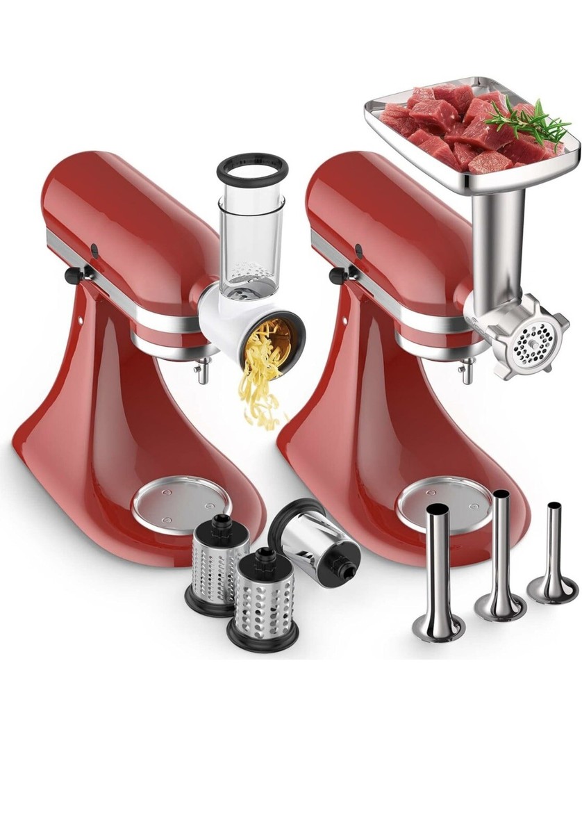 Meat Grinder&Slicer Shredder Attachments for KitchenAid