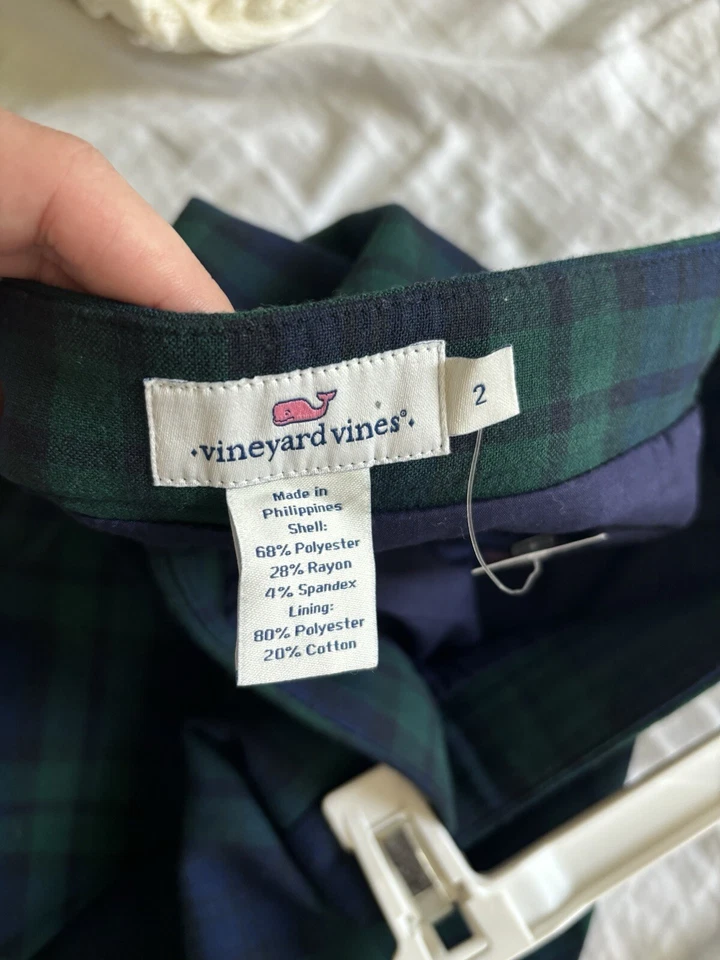 Falda a cuadros de franela Vineyard Vines Foto 3 de 3