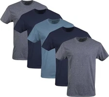 Gildan (5-pack) Bulk Solid Heavy Cotton Short Sleeve Blank Tee T-Shirt S-XL