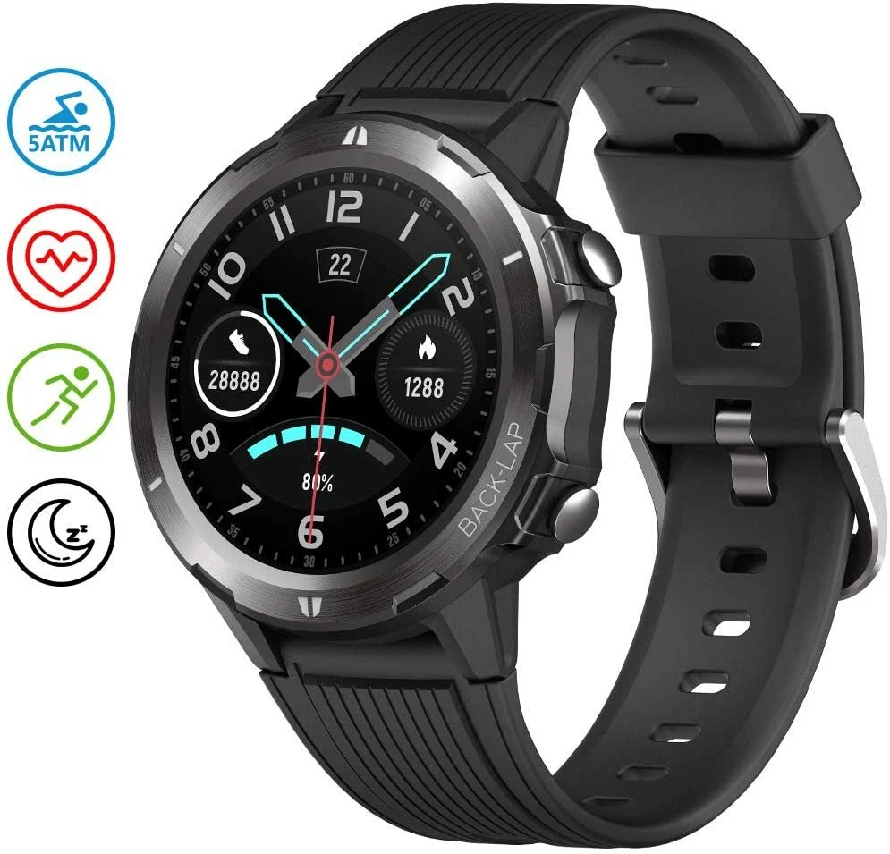 UMIDIGI GT Smartwatch 5ATM Waterproof Sport Band Fitness Tracker