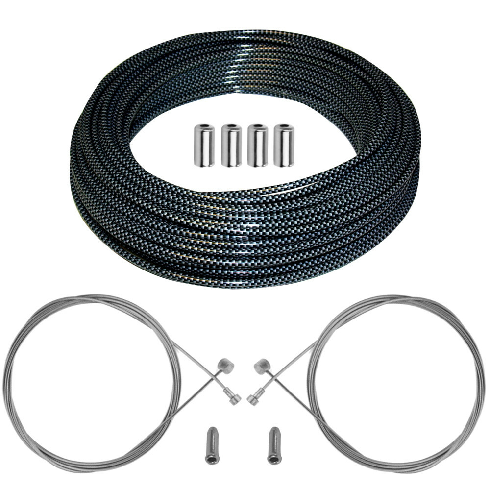 Kit guaina cavo carbonio fili freno anteriore posteriore bici bicicletta set mtb