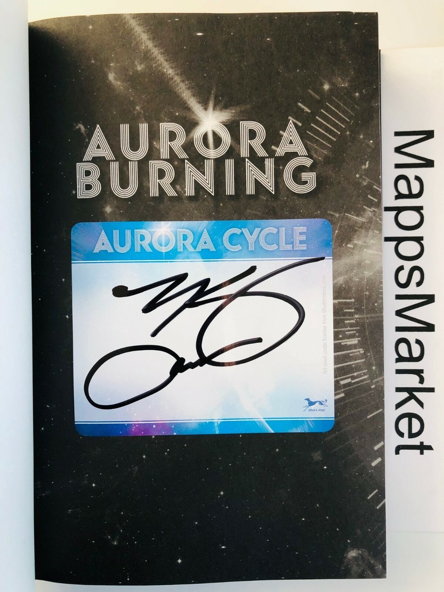 SIGNED Aurora Rising, Aurora Burning, Aurora's End JAY