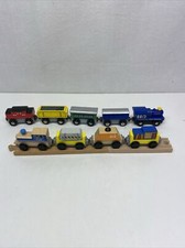 Wooden Toy Train Sets Unknown Manufacturer. Magnetic Links. A