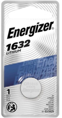 40 Energizer CR1632 Single Cards 130mAh 3V Lithium LiMnO2  130 mAh