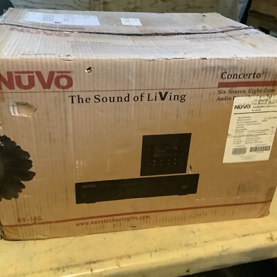 NUVO CONCERTO NV-I8GMS 8-Zone Whole Home Audio Distribution System NEW IN BOX!
