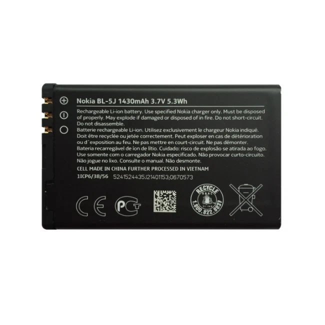 BATTERIE ACCU PILE INTERNE original NOKIA BL-5J 1430mAh Pour LUMIA 520 525 530 - Photo 1/2