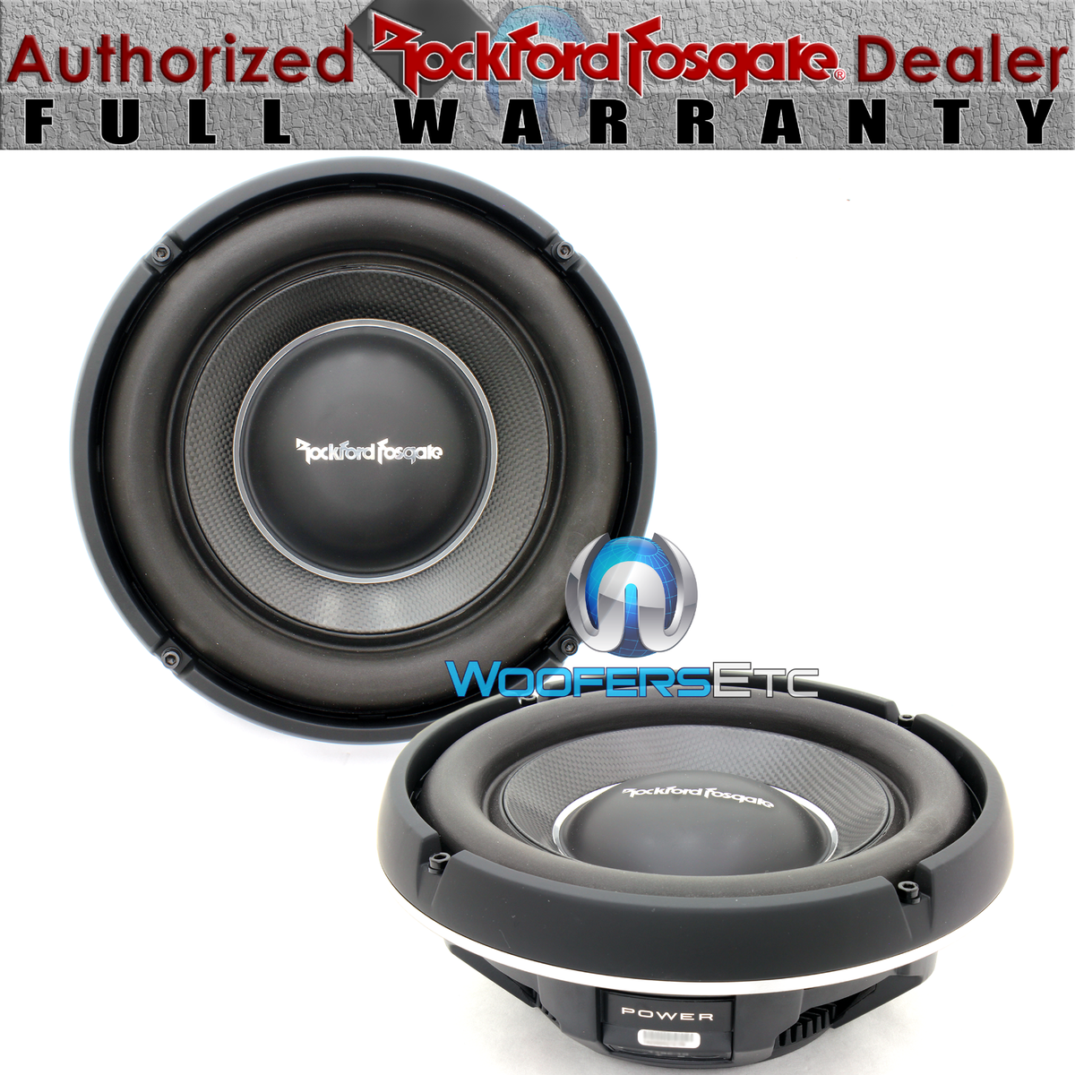 2 ROCKFORD FOSGATE POWER T1S2-12 12