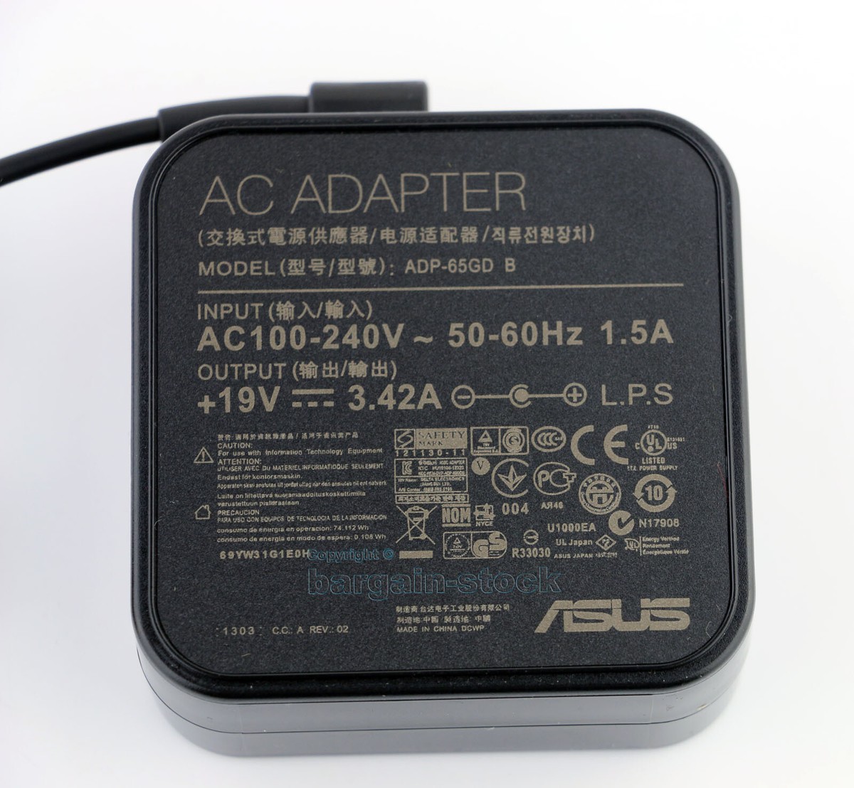 Original ASUS 65W AC Adapter ADP-65GD B For ASUS X550LA-XH51