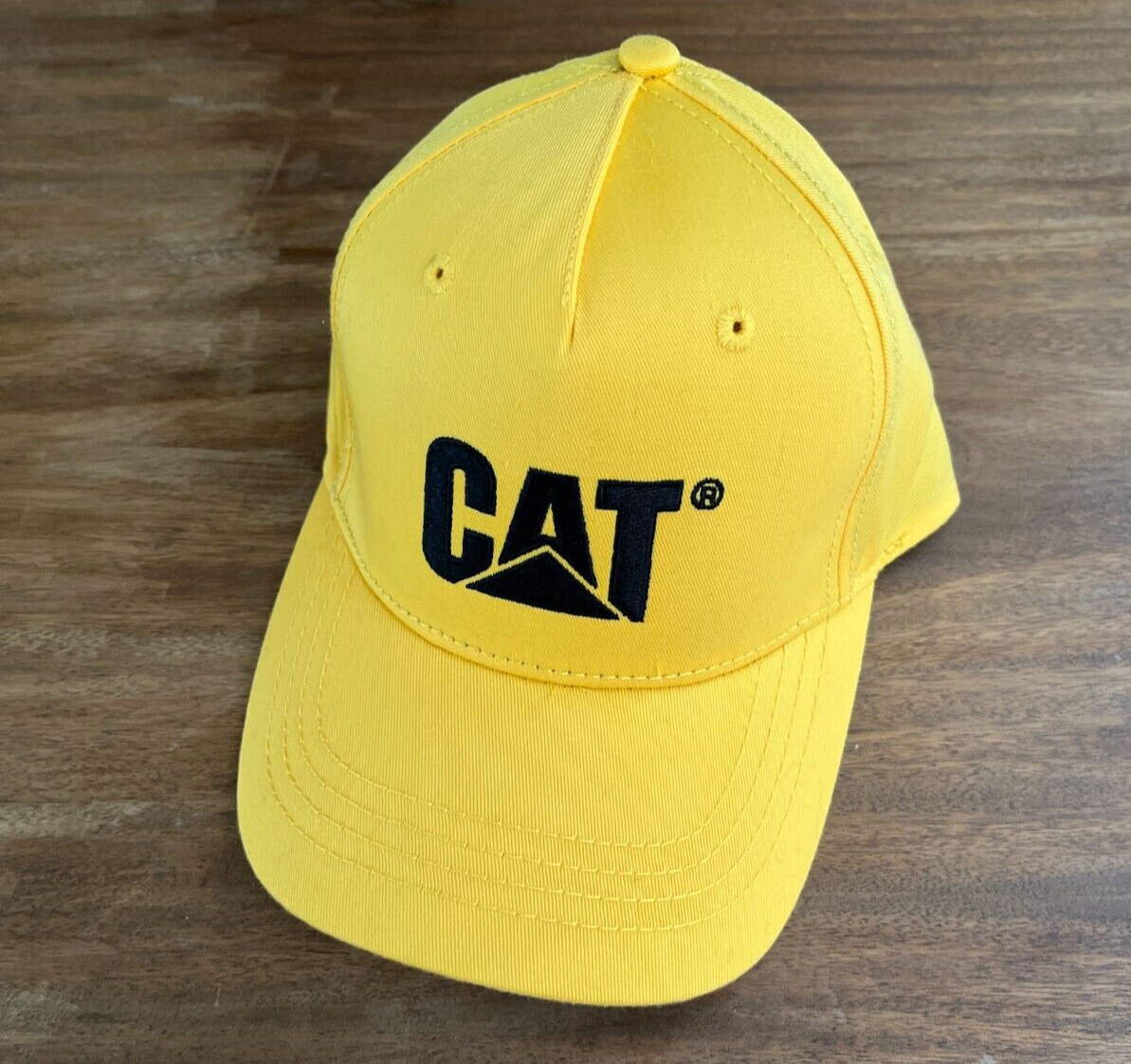 Caterpillar CAT Equipment Black Yellow Snapback Cap/Hat