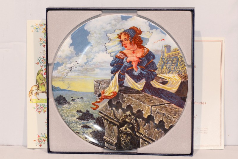 Canterbury Tales Collection “ The Franklin’s Tale” Collectors Plate 1982