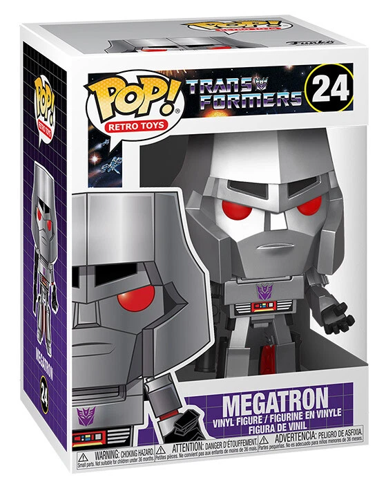 Transformers Megatron POP Retro Toys #24 Vinyl Figure FUNKO - Immagine 2 di 2