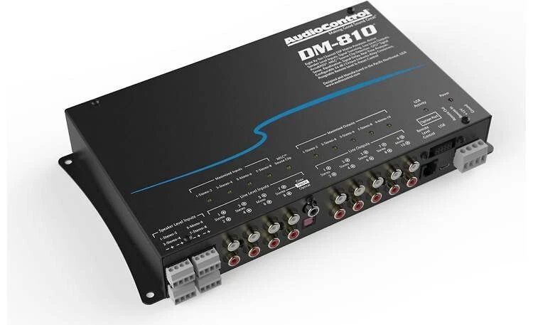 AudioControl DM-810 DSP Matrix Processor 8-Input 10-Output 30-Band EQ AccuBass - Image 2 of 4