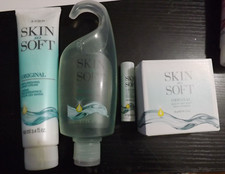 4 NEW AVON skin so soft ORIGINAL hand cream shower gel soap bar lip balm