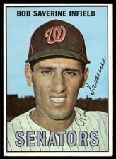 1967 Topps #27 Bob Saverine Washington Senators VGEX 61816