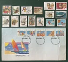 Australia Stamps 1971-90 FDC Sport + x15 Stamps Good Hinged Condition See Photos