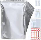 15 Pack 5 Gallon Mylar Bags with Oxygen Absorbers 10.5 Mil Mylar Bags for Food