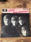 BEATLES ALL MY LOVING EP PICTURE COVER MIS-PRESSED LABEL VERY RARE PARLOPHONE